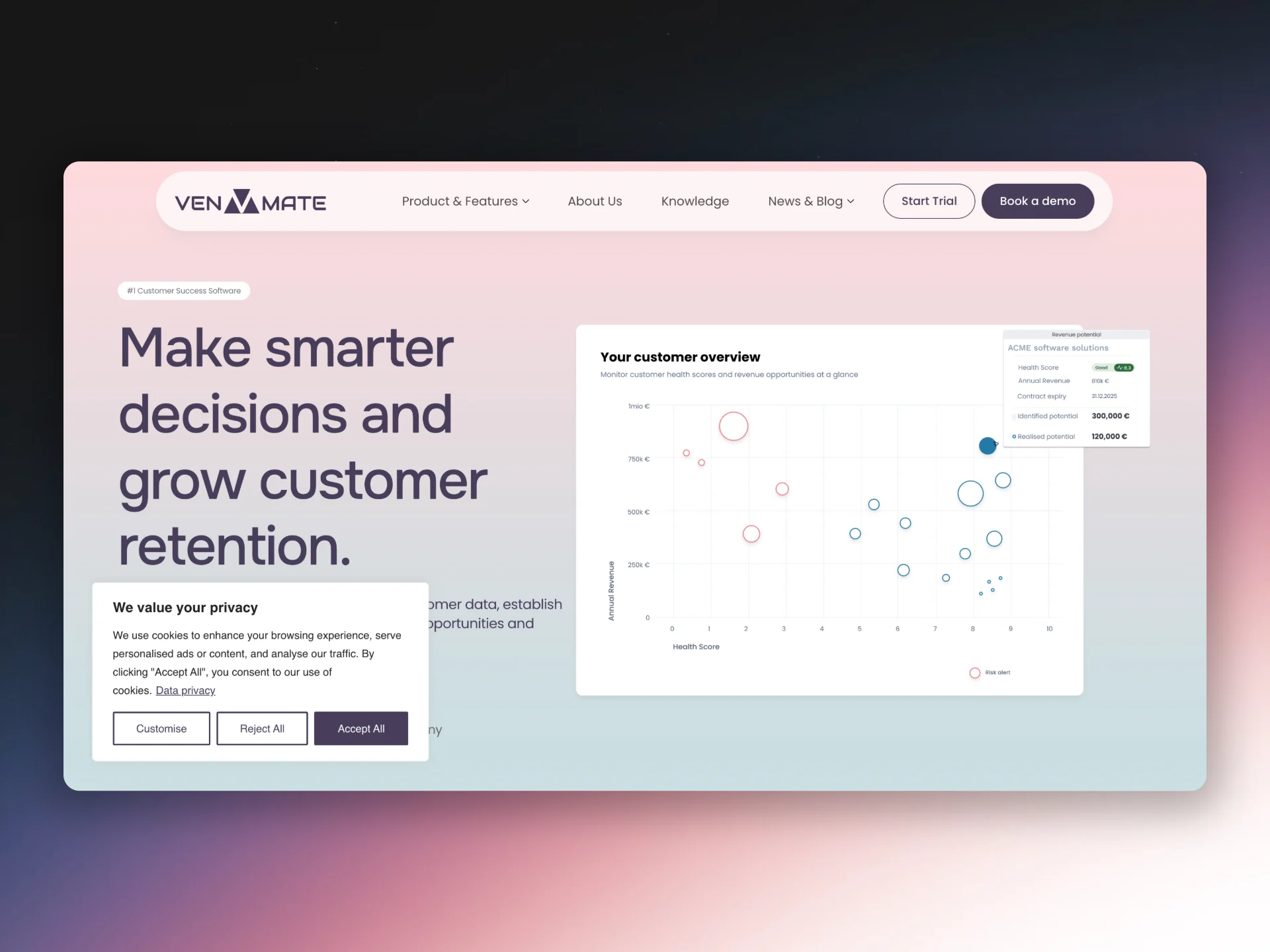 Venmate project by Soleno studio